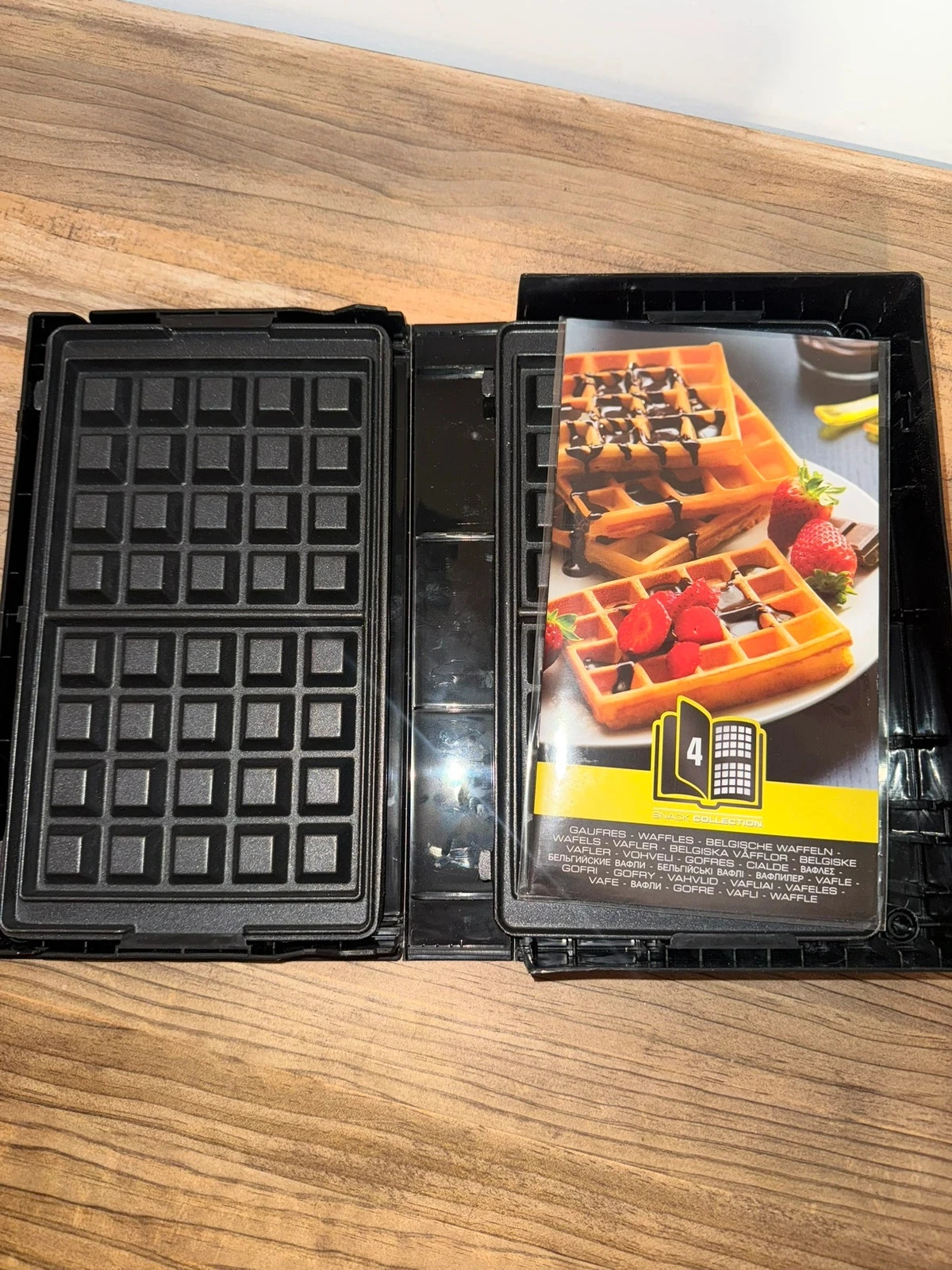 Placa de waffle Tefal Snack Collection usada uma vez – photo 2